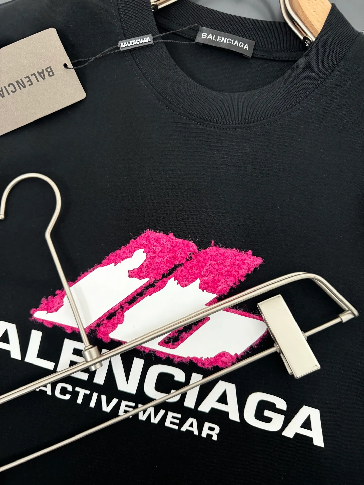 Balenciaga* *320g t Breathable logo New Arrival t ， ， Versatile ：Black White Sizes：S M L XL XXL